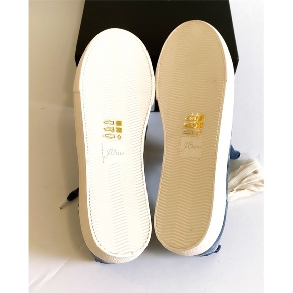 NIB J. Crew Blue Lace up Harbor Sneaker‎ In Tie-dye - Picture 5 of 8